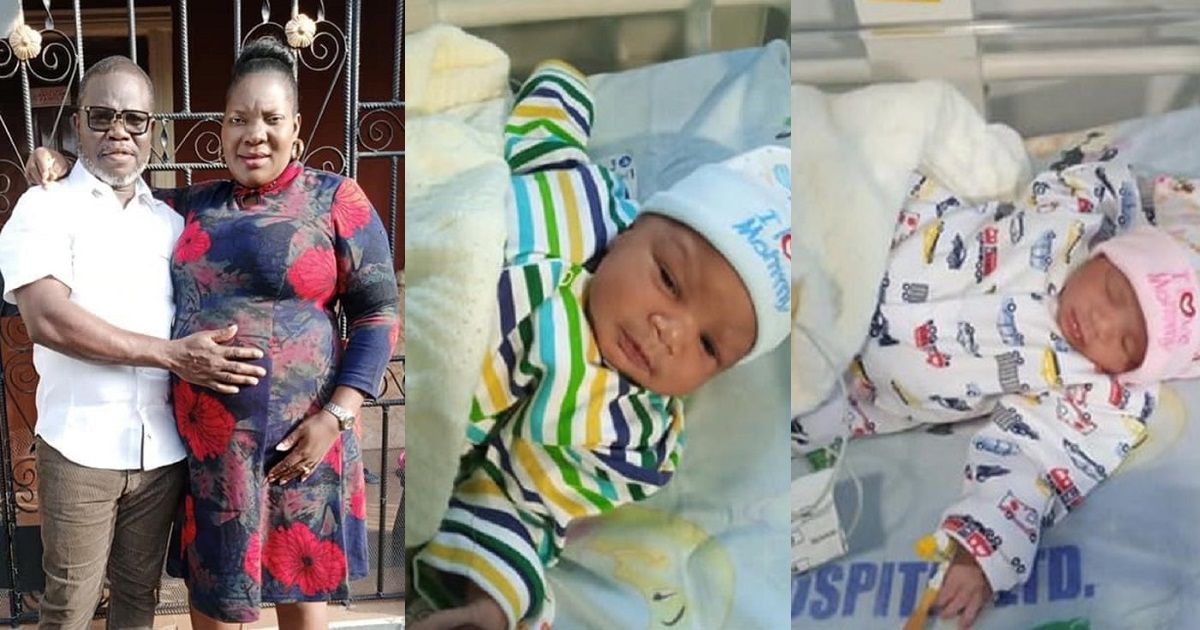 Nigerian couple welcome twins after 21 years of marriage