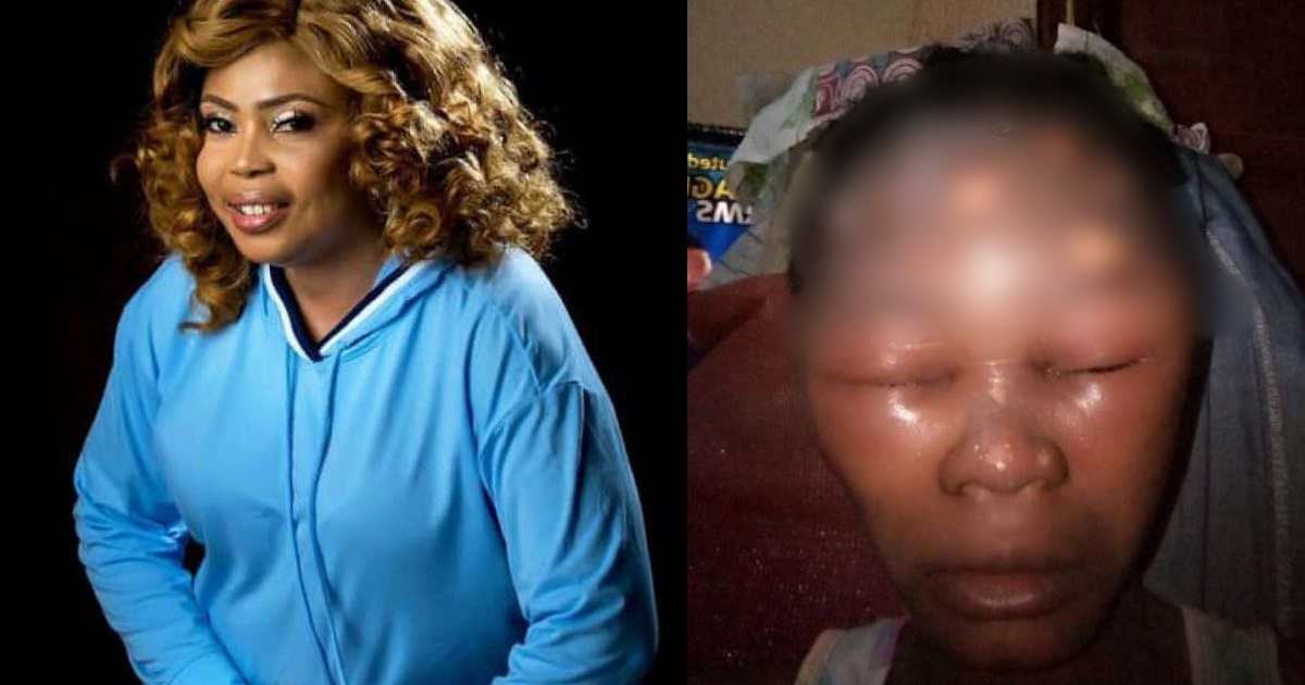 Lagos businesswoman arrested for scalding salesgirl with hot water and locking her up (Photos)