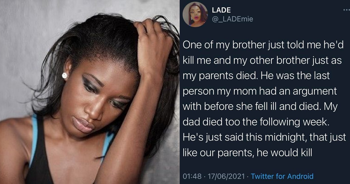 Lady says after