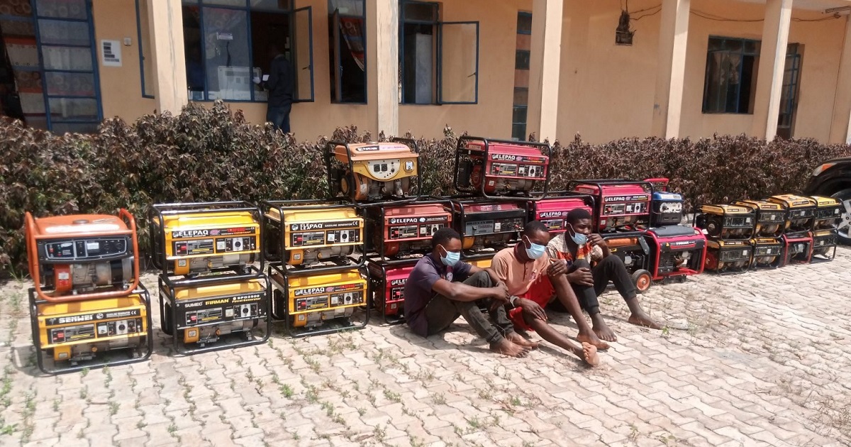 Serial burglar apprehended for stealing 26 generators in Ondo State(Photo)