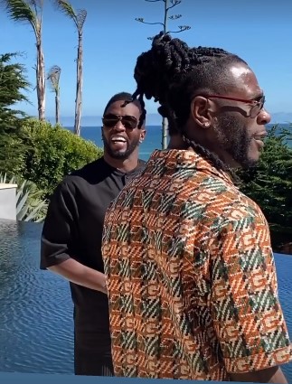 Diddy and Burna Boy linked