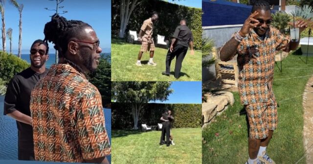 Diddy and Burna Boy linked