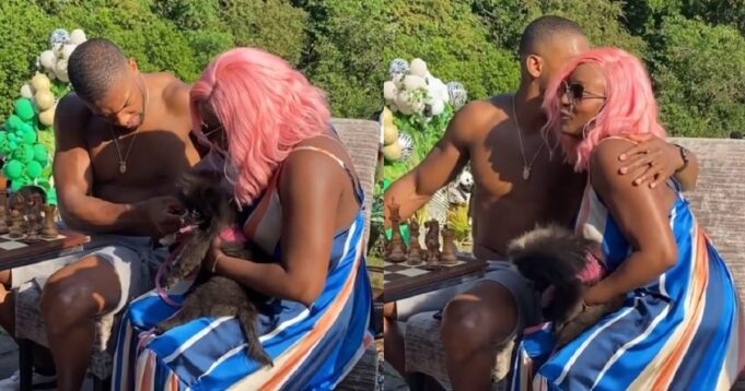 new video of DJ Cuppy and Anthony Joshua
