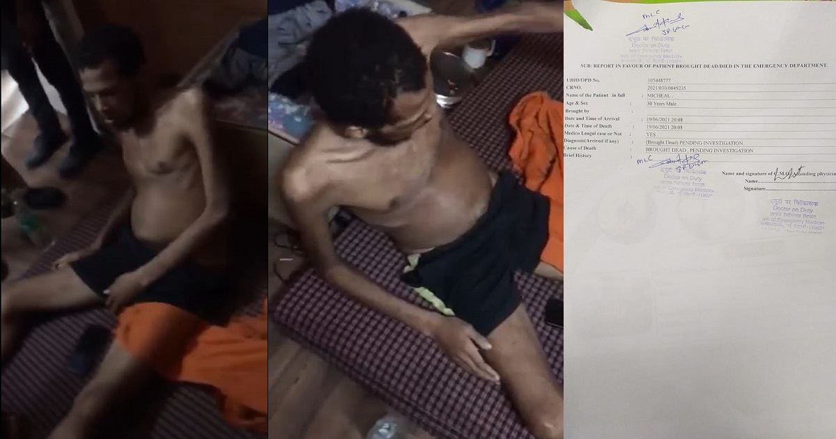 Nigerian man dies after allegedly being held captive and starved for 8 months by his landlord over non-payment of rent in India (videos)