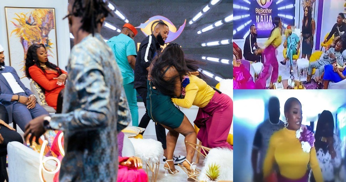 #BBNaijaReunion: Kaisha and Lucy exchange blows on TV