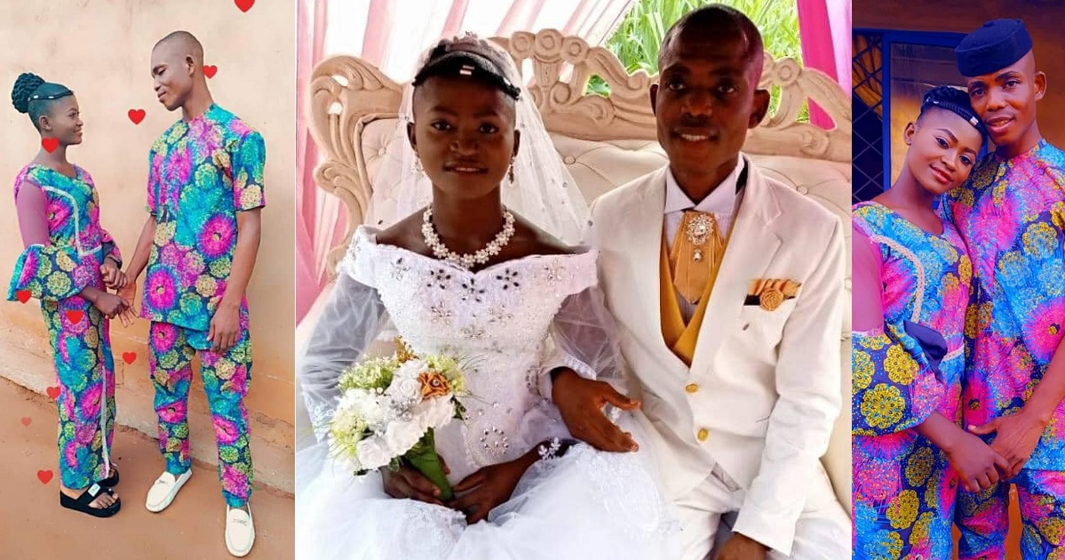 “We did as we can without going into debts” – Nigerian man says as he share photos from his low-key wedding
