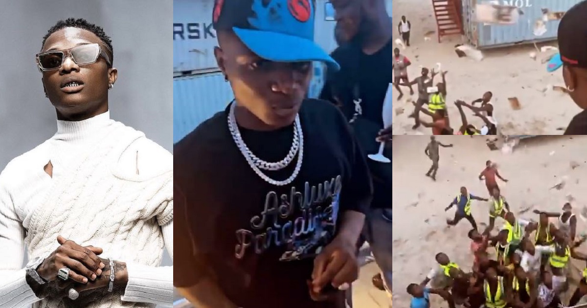 Wizkid causes frenzy