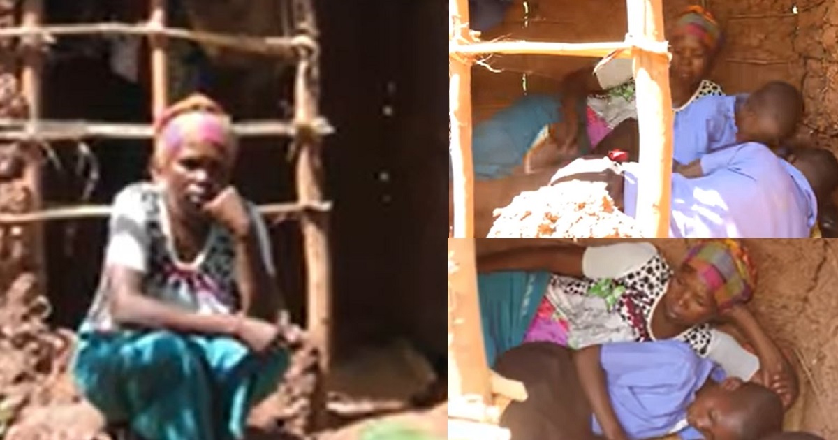 Woman narrates how she has been living in a toilet with her kids for six years (video)