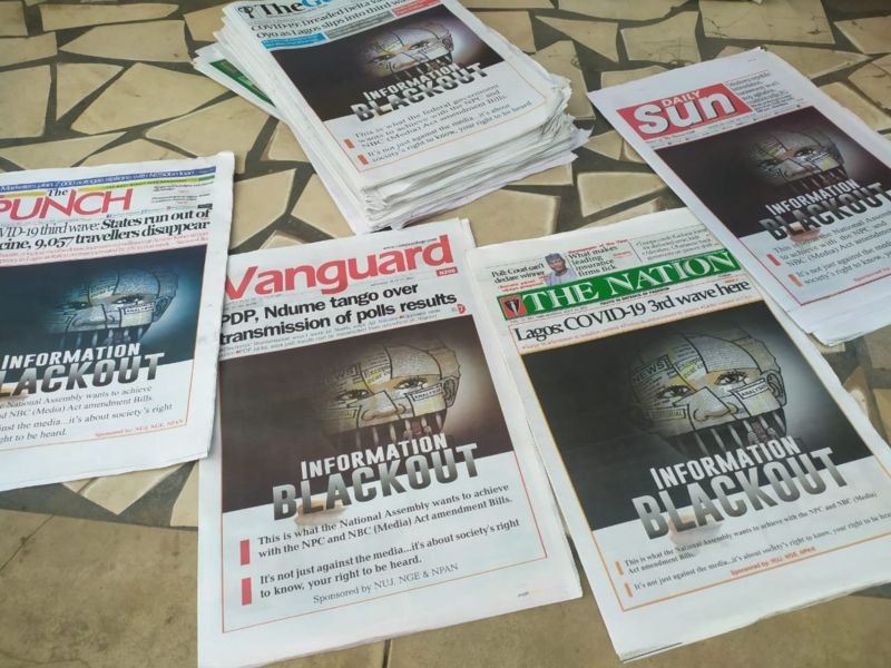 Major Nigerian newspapers engage