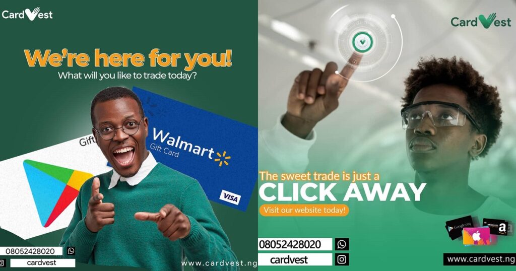 CardVest The Best platform to sell gift cards in Nigeria