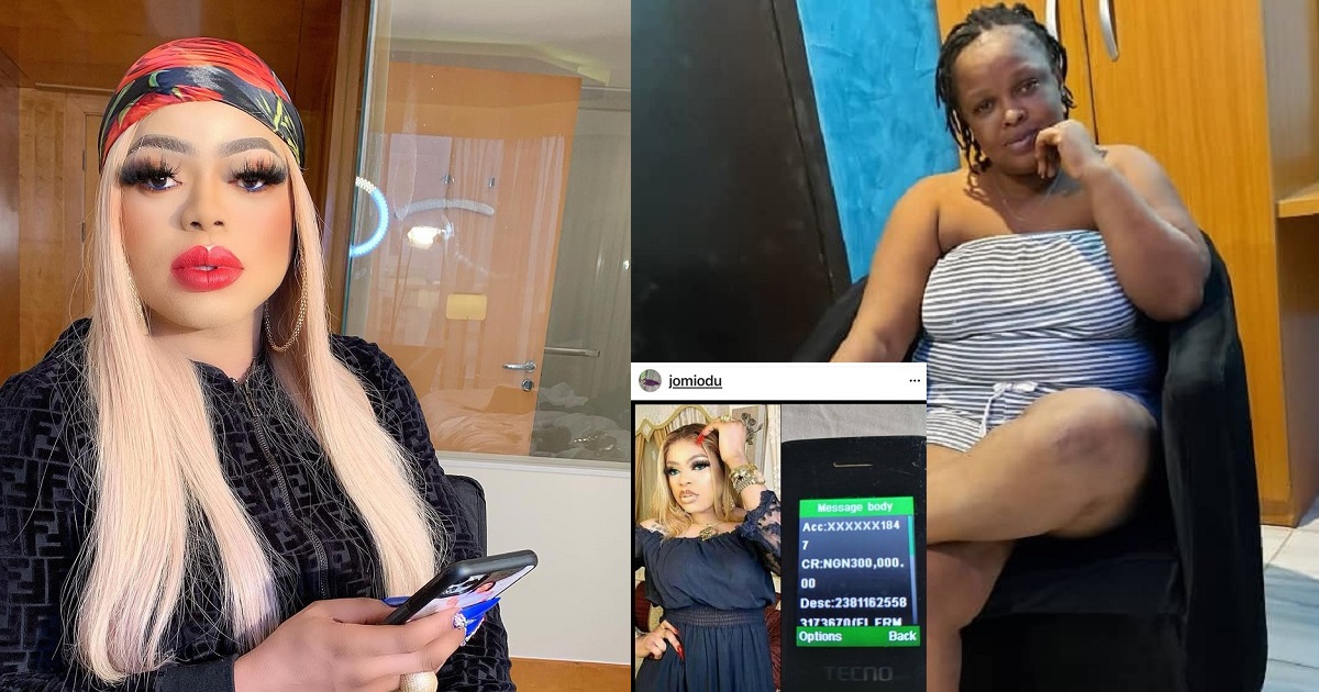 Bobrisky pays for a lady’s medical bill of N300K, pledges to also send her a bag of rice.