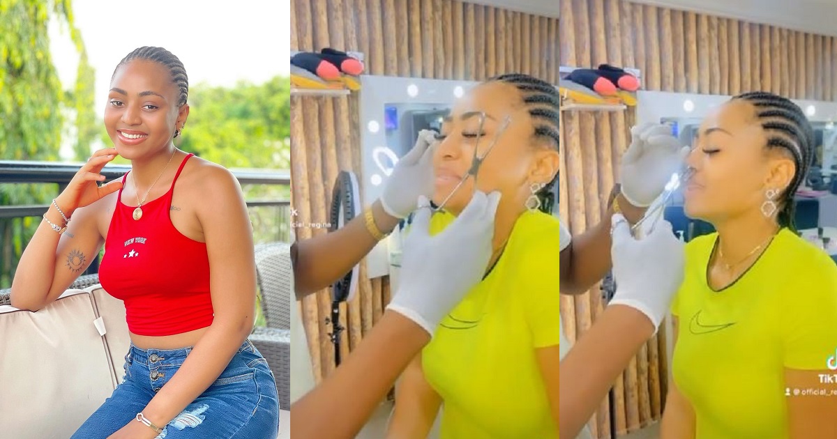 Regina Daniels shares