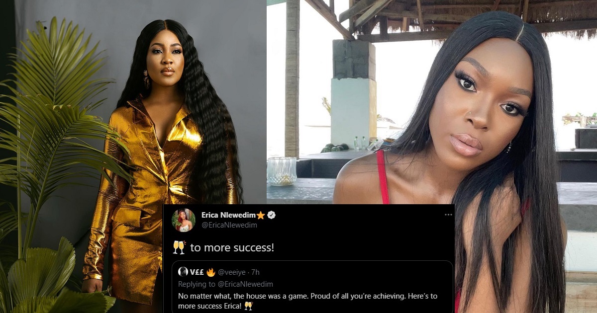 Vee and Erica squash beef as they wish other well in their respective careers