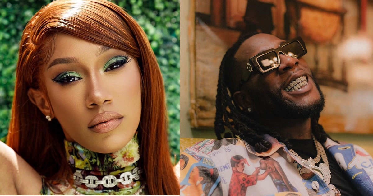 Bia has been camping in my DM since 2018 — Grammy award-winning singer and African Giant, Burnaboy blows hot