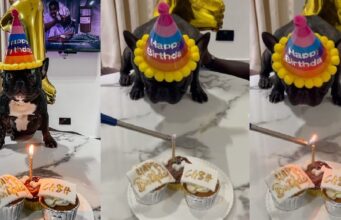 Nigerian family celebrate