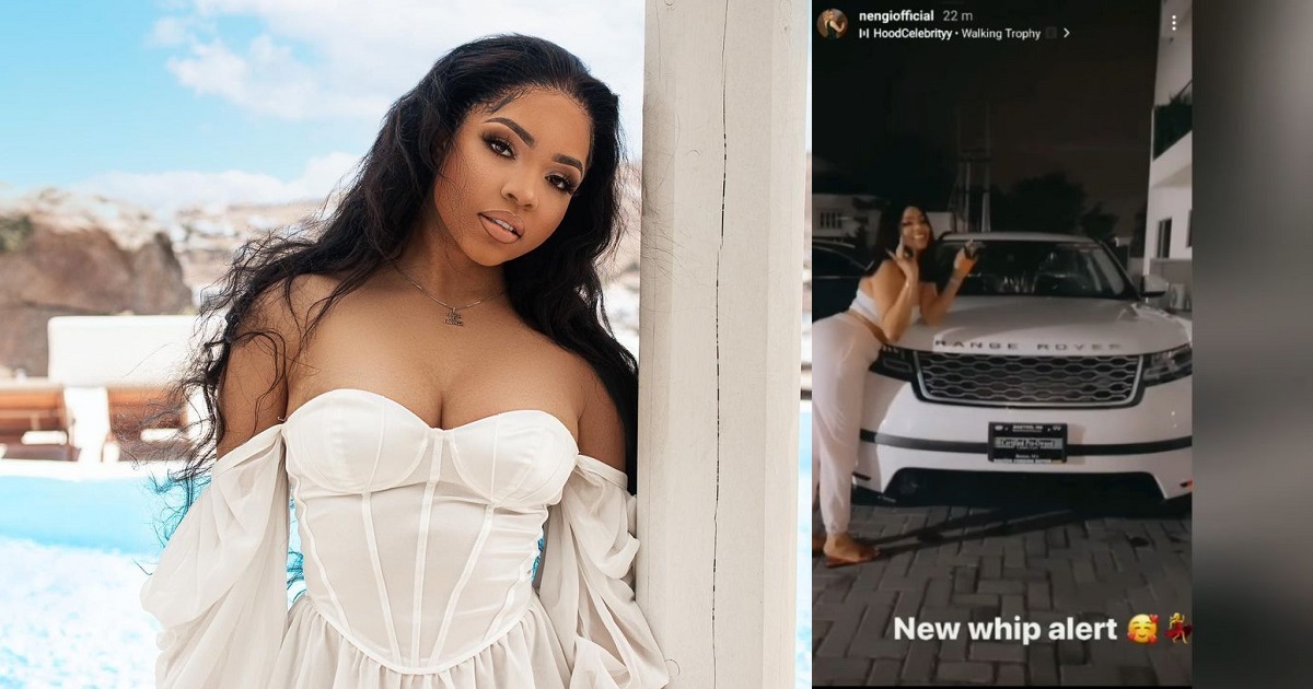 BBNaija star, Nengi, acquires Range Rover. (Video)