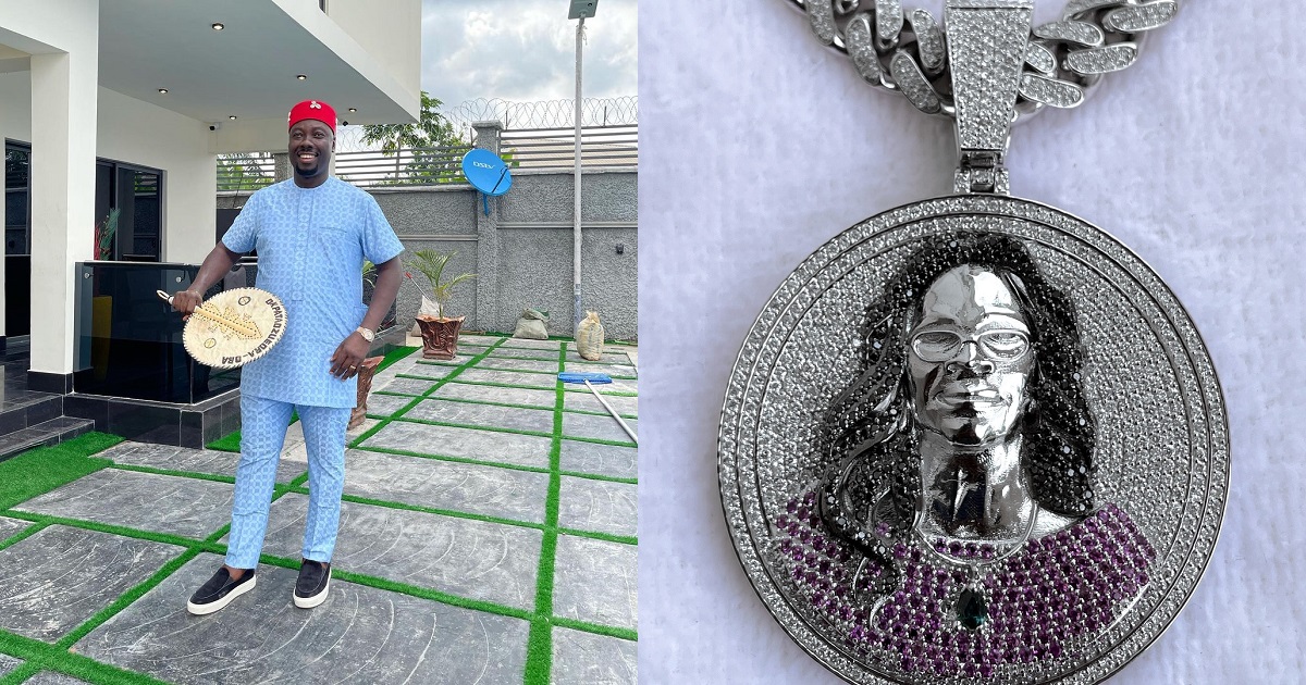 Obi Cubana acquires customized diamond pendant worth N50M in honor of late mother