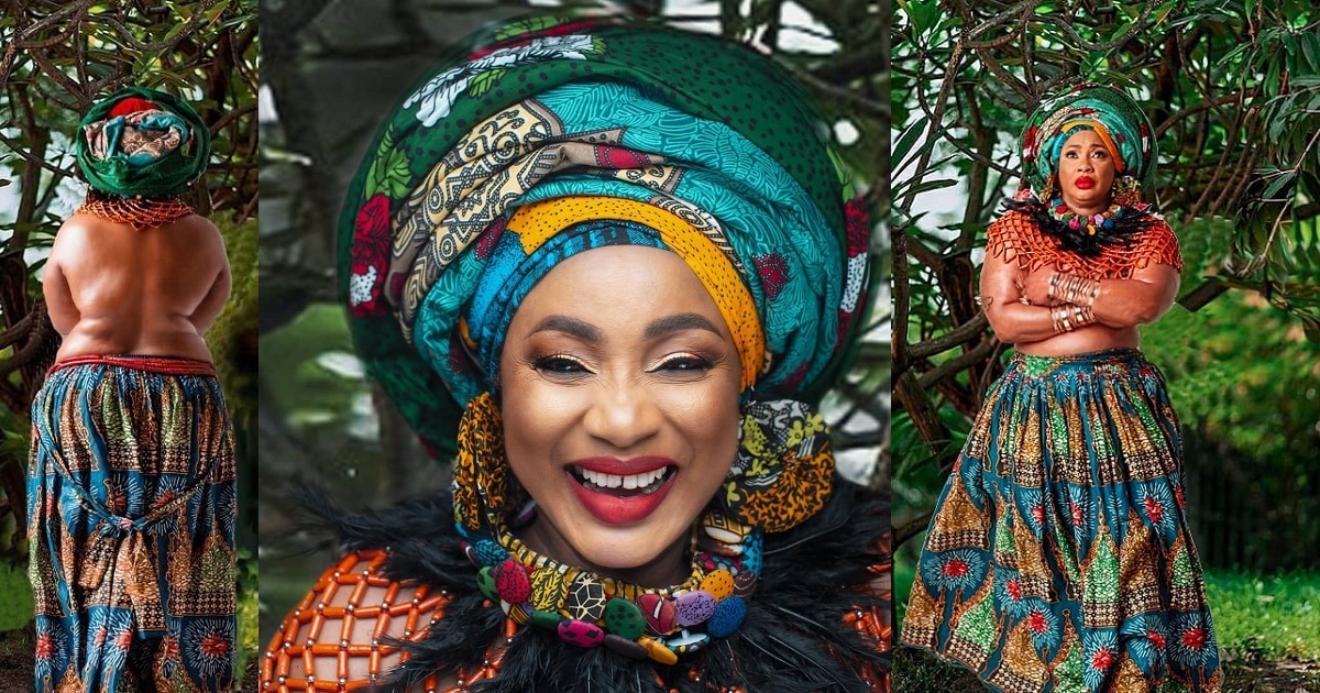 Holy Spirit inspired this – Actress, Clarion Chukwurah writes as she goes topless for her birthday photoshoot