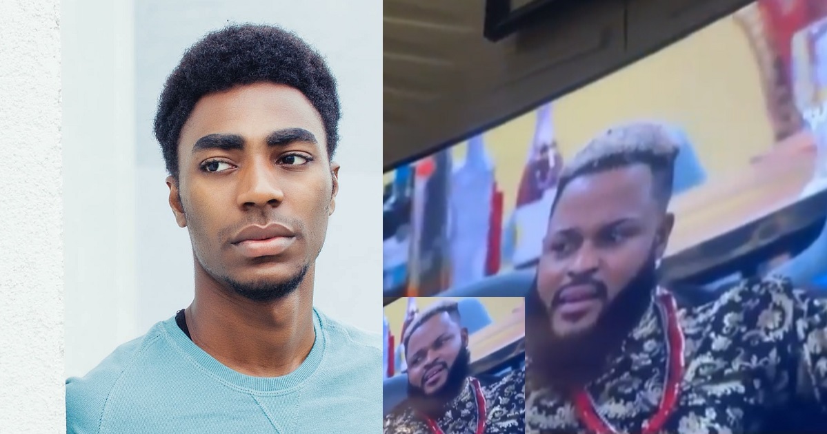 BBNaija 2021: Whitemoney’s epic reaction after Yerin described himself as a polymath and a renaissance person.