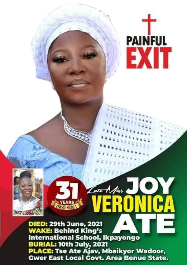 Nigerian woman dies