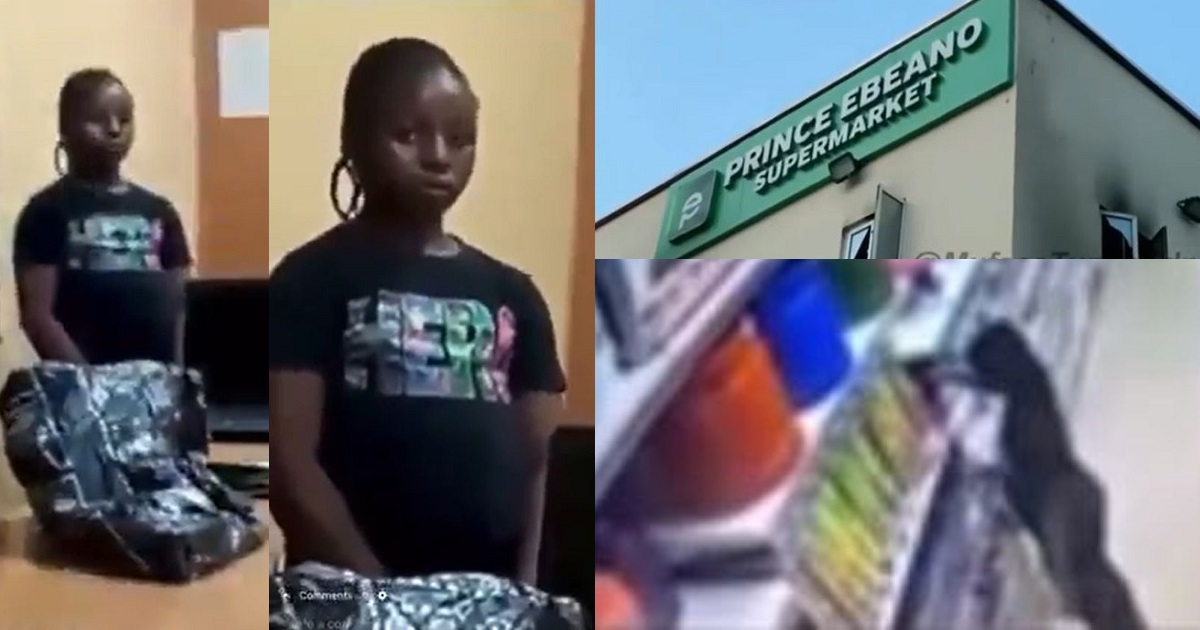 9-year-old girl responsible for Ebeano supermarket fire arrested by Police (Video)