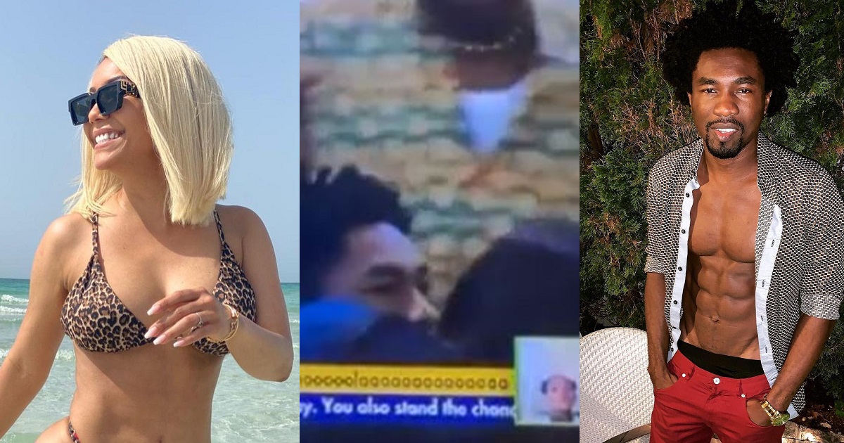 #BBNaija: Moment Maria kissed Boma to test his acting skills (video)
