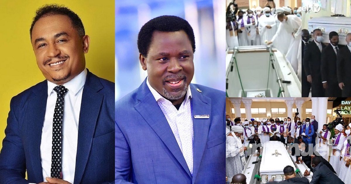”If we truly are Christians, every church should have sent a delegation”- DaddyFreeze reprimands General Overseers who did not attend Late Prophet T.B Joshua’s funeral (video)