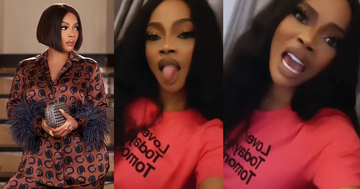 “Off that song. I reject it in Jesus name” – Toke Makinwa reacts to song with lyrics “Don’t need a man that’ll give you money”