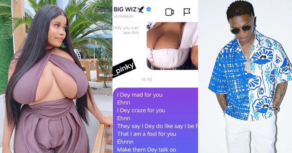 Voluptuous lady, Ada La Pinky laments over constant snub from Wizkid since 2008