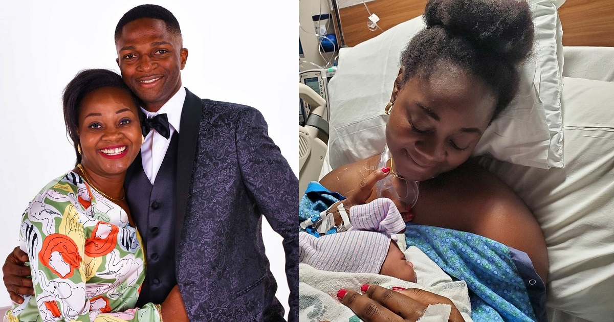 Journalist, Adeola Fayehun, and her husband welcome baby girl (photos)