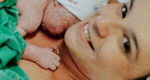 Newborn baby pictured