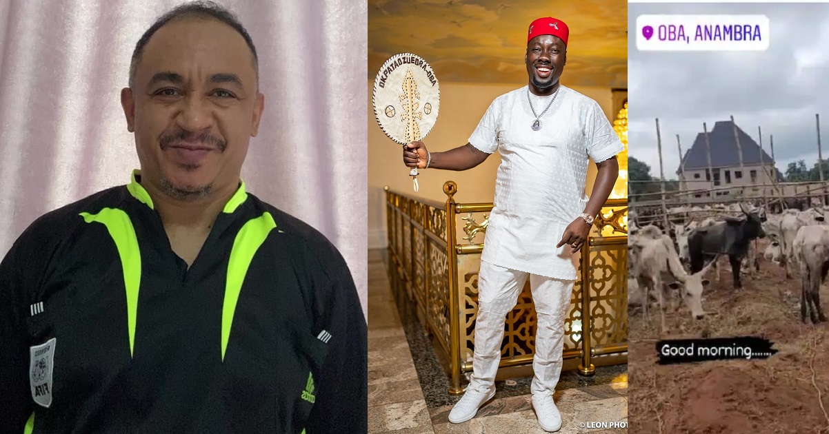 “Hustle o, so another man’s cows no go turn beef for you,” – Daddy Freeze tells those critizing Obi Cubana for having over 300 cows for his mother’s  burial.
