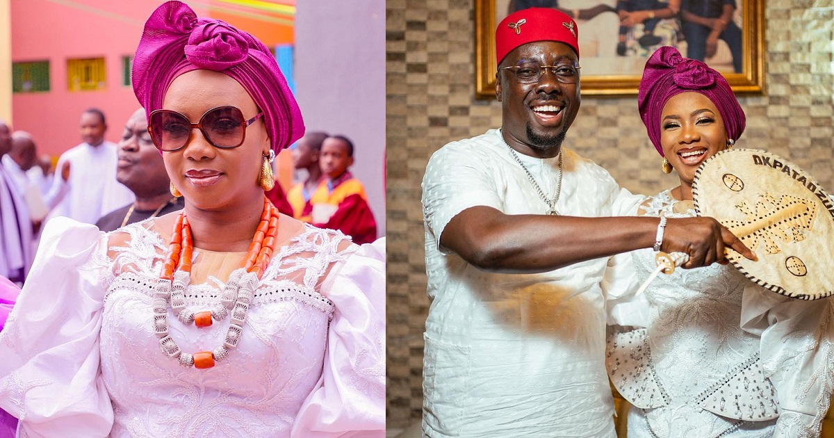“Stop the hate and celebrate God’s grace upon his chosen one” – Obi Cubana’s wife, Ebele Iyiegbu reacts to vile comments about her husband’s wealth