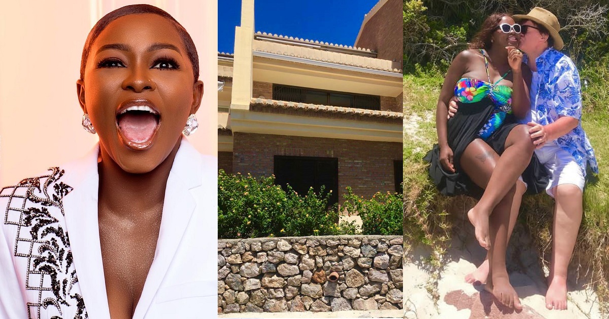 “My old wine buys the best gifts” – Ka3na writes as she shows off the house her husband gifted her for her 27th birthday (video)