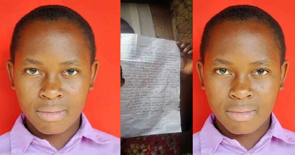 15-year old girl commits suicide after being mocked for her poor exam result, leaves suicide note