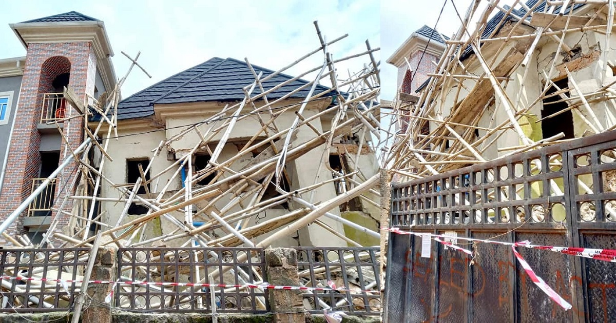 24 escape death as two buildings collapse in Anambra