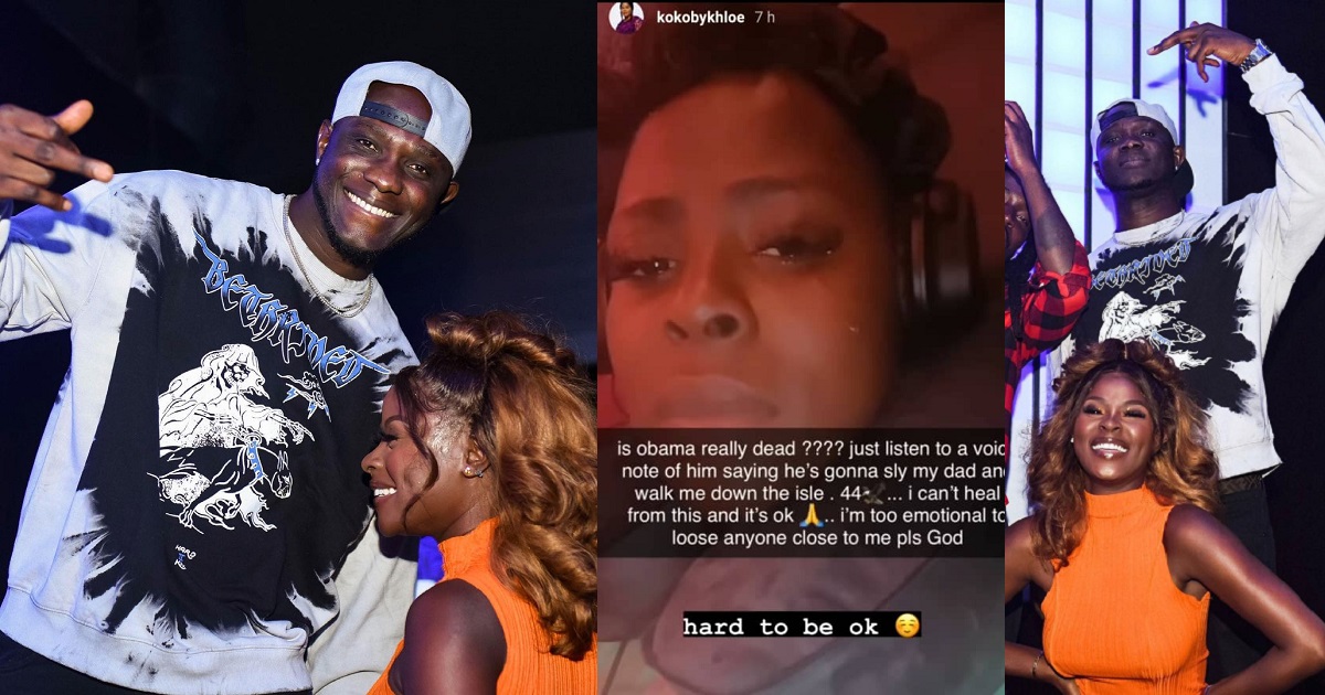 “You held my hands while I got my implants” – BBNaija’s Khloe breaks down in tears as she mourns Obama DMW