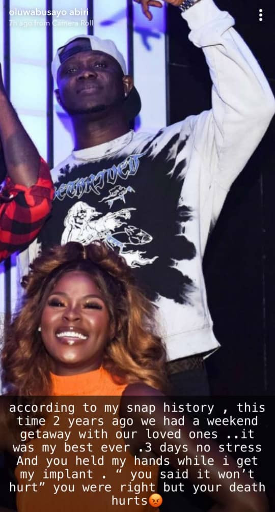“You held my hands while I got my implants” – BBNaija’s Khloe breaks down in tears as she mourns Obama DMW