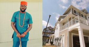 Nigerian man celebrates