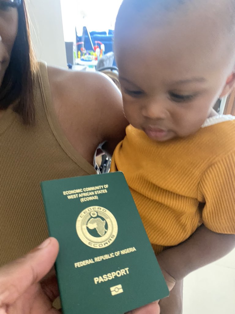 Reactions as Mike Edwards gives his British-born son a Nigerian passport (Photos).