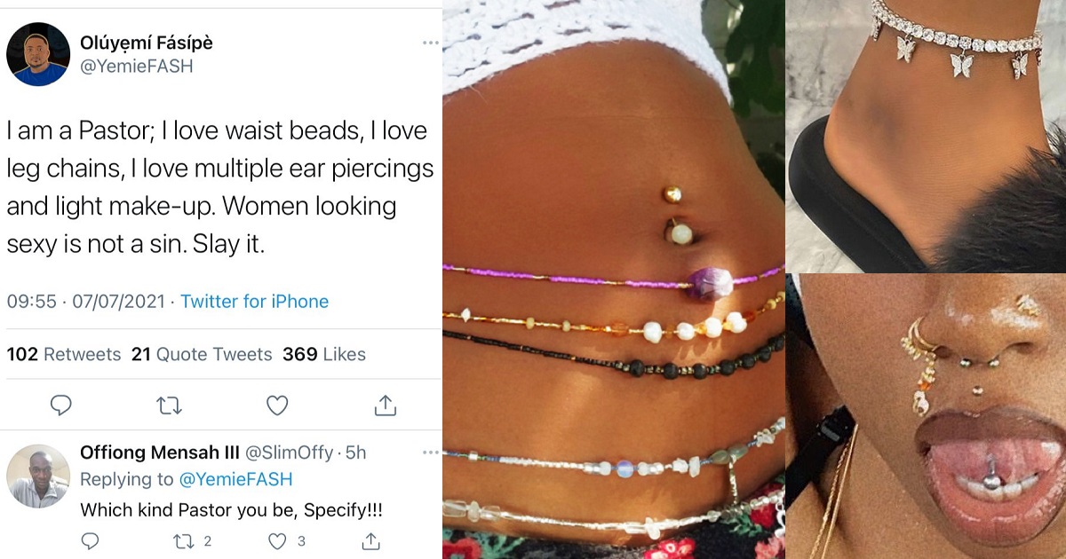 “Waist beads, women looking sexy is not a sin” – Nigerian pastor