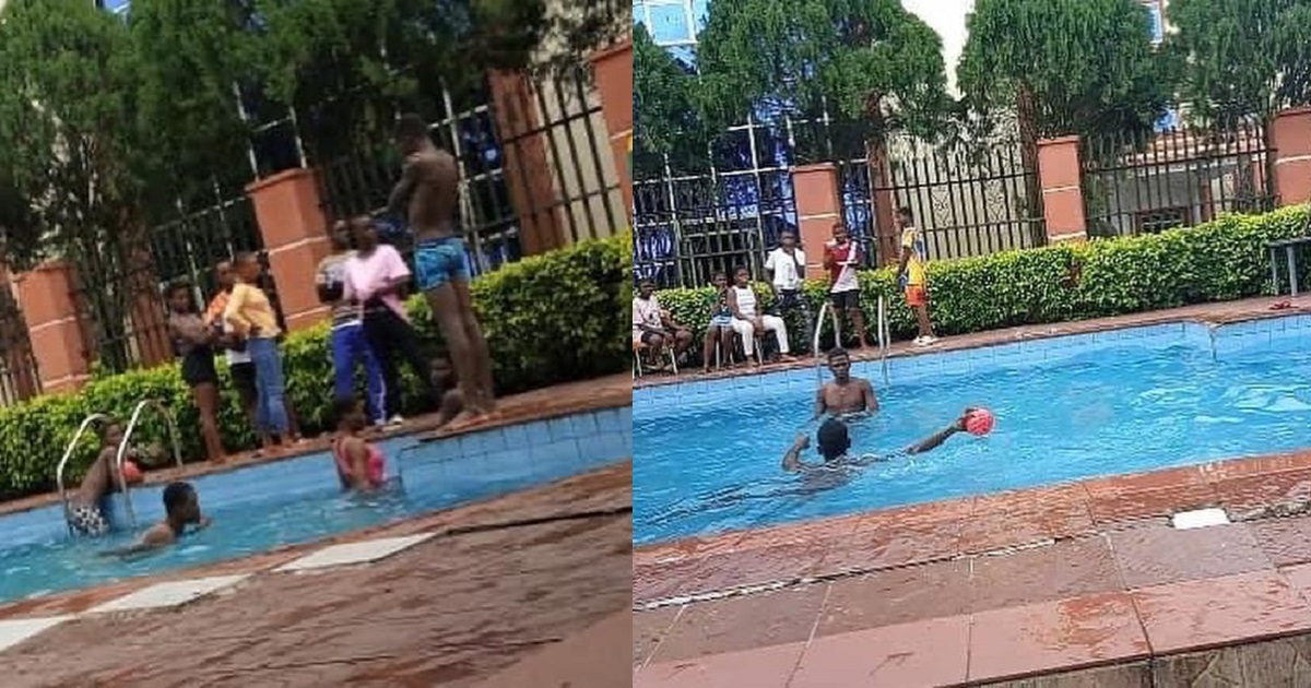 Secondary school students caught swimming in hotel during school hours in Calabar (Photos)