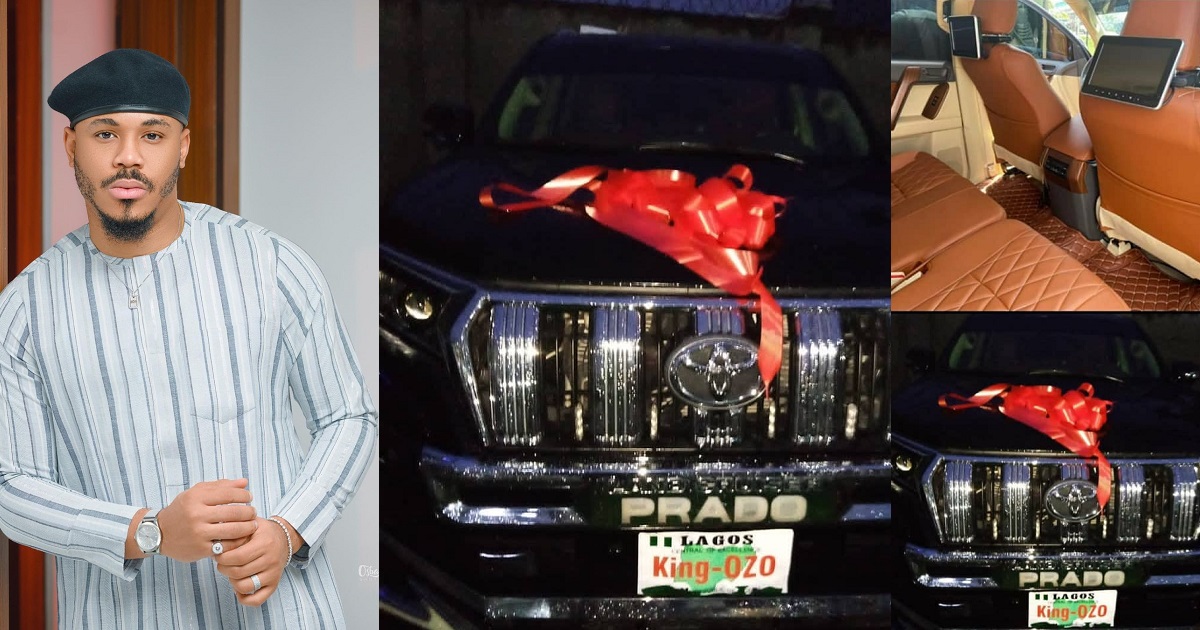 Fans of BBNaija star, Ozo, gift him brand new SUV (photos/Video)