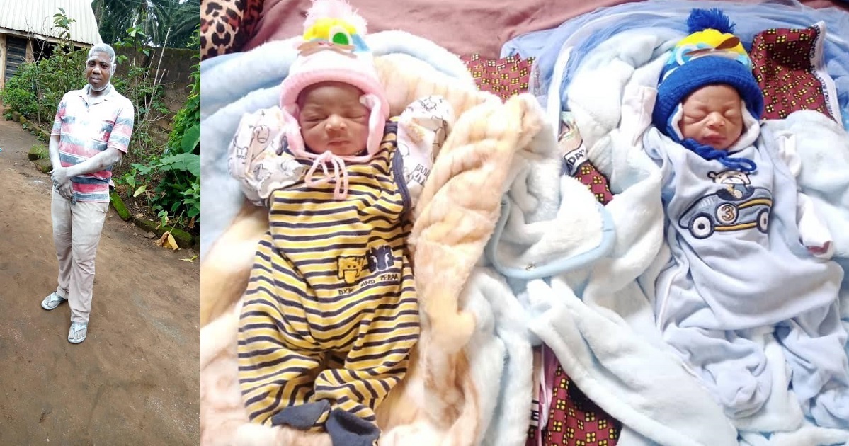 Nigerian pastor and his wife welcome twins after 13 years of marriage