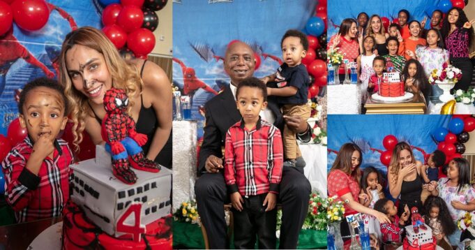 Billionaire, Ned Nwoko and wife