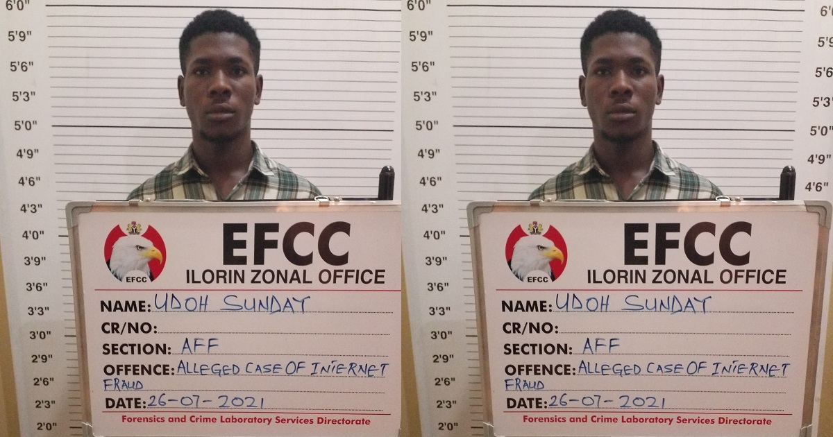 20-year-old who defrauded American of $500 on Facebook jailed for one year in Kwara