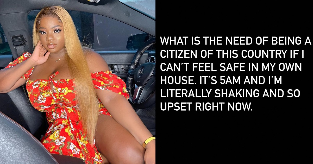 Reality TV star, Dorathy Bachor, rants bitterly after EFCC officers broke into her apartment this morning August 23 while searching for a suspected internet fraudster