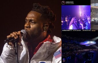 12000 people attended – Instrumentalist who performed at Burna Boy’s show unknowingly contradicts claim that he had a sold-out show.