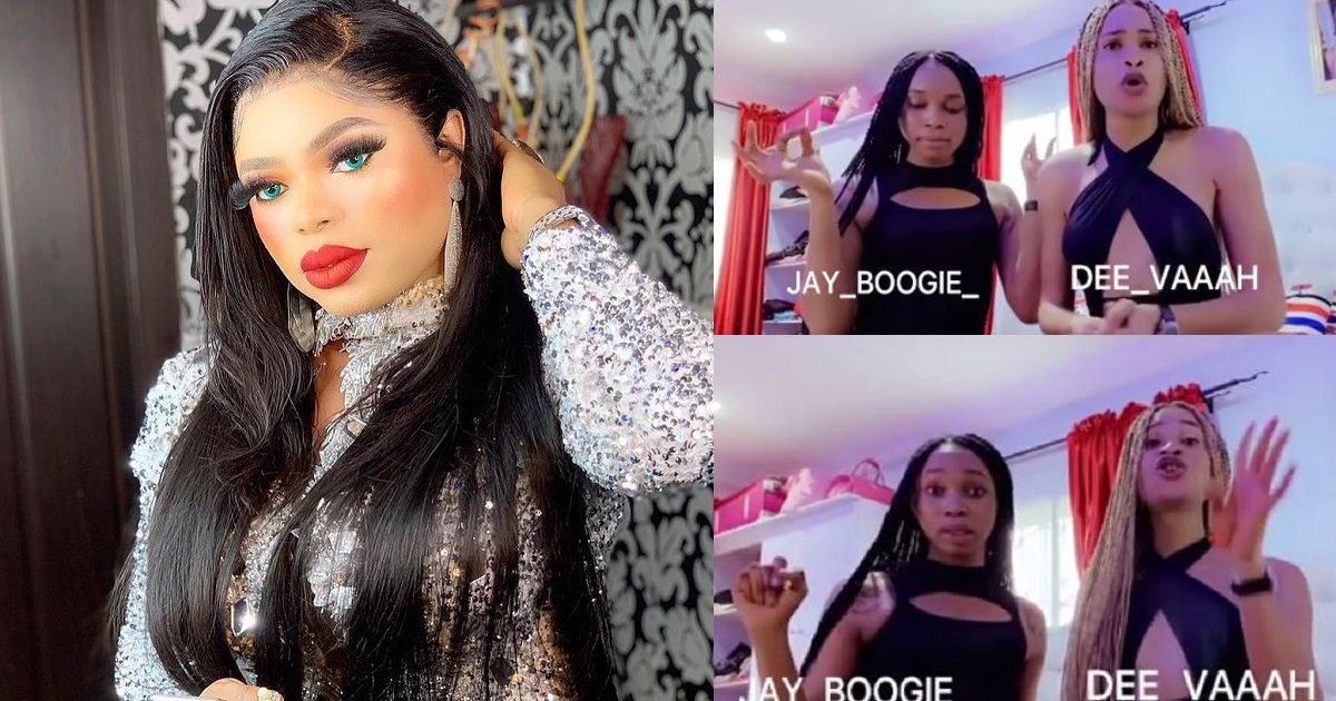 “Come down from your high horse” – Crossdressers, Jay Boogie and Dee Vah drags Bobrisky (video)
