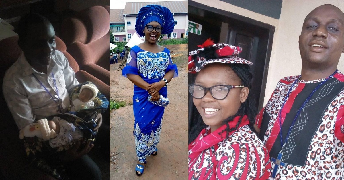 Nigerian pastor and his wife welcome twins after 8 years of waiting